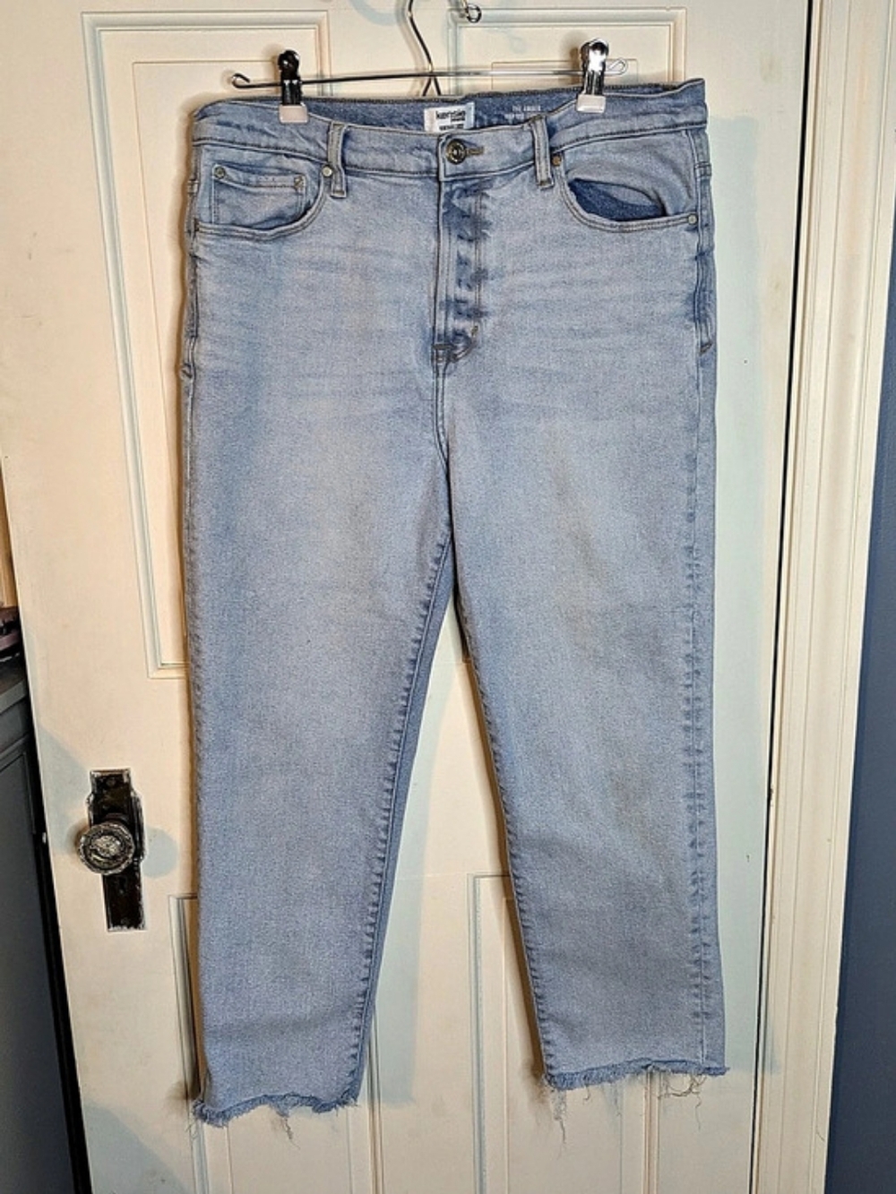 Kensie The Amber High Rise Stovepipe Straight Leg Jeans Blue Size 12/31